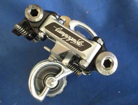 0102018 Campagnolo Super Record Rear Derailleur Light Road Rash Price Drop Still Useable