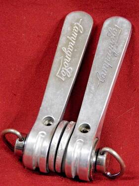 0118042-0118043 Campagnolo Vintage Mid 1980s Triomphe Shift Levers Braze-on