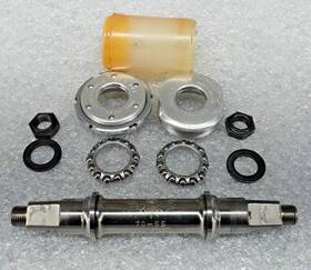 115.5 Campagnolo #0432 Super Record #4032 Titanium Bottom Bracket 116g 70-ss Alum Cups