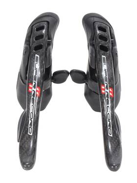 Campagnolo 056734286663 Super Record 2 X 11 Spd Carbon Road Bike Shift Brake Lever Set Rim