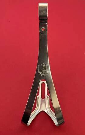 0f22-a Campagnolo Single Aluminum Toe Clip Vintage Early 1990s - Used