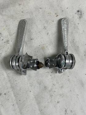 1014 Campagnolo 1014/1a Nuovo Gran Sport Shifters Down Tube Clamp On - Parts Only