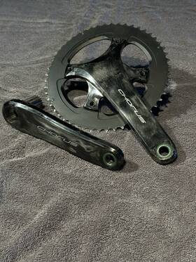 487880 Campagnolo Chorus 12-speed Ultra Torque Crankset 175mm Black / Forged Carbon