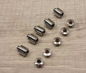 818-761 Campagnolo Vintage Nuovo Record Triple Chainring Spacers 818 Pista Bolt 761 Set