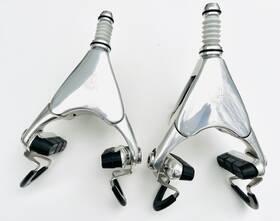A051d Campagnolo Vintage Used C Record Delta 3 Pivot Brake Calipers 1980s Mint