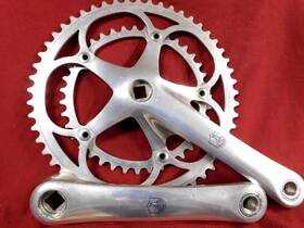 B040 Campagnolo Vintage 1989 Croce Dftaune Crankset 53/39 X 170 135 Mm Bcd