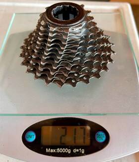 Cs9-re113 Campagnolo Record 11 Titanium And Steel Cassette 11-25 Lightly Used
