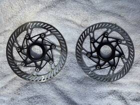 Db-140c3 Campagnolo 03 Center Mount Disc Brake Rotors 160mm Set Of 2 Approx 1500 Miles