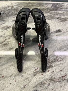 Fbc58 Campagnolo Record Carbon Fiber 11 Speed Ergopower Levers Shifters