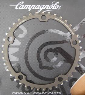 Fc-at139 Campagnolo Chainring - 39 Tooth 11 Speed Dark Gray 135 Mm Bcd