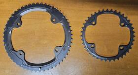 Fc-sr353 Campagnolo Fc-sr139 Sr/record/chorus 11s 53/39 And Chainrings - Vgc