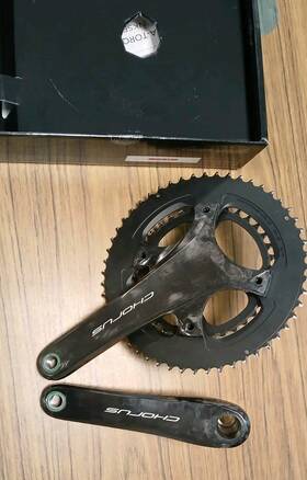 Fc20-ch12228 Campagnolo Chorus Crankset - 175 Mm 12-speed 52/36t Semi Compact Ut Carbon