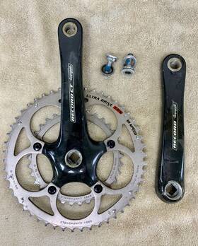 Fc7re793c Campagnolo Record 10 Speed 175.0 Carbon Crankset 50/34