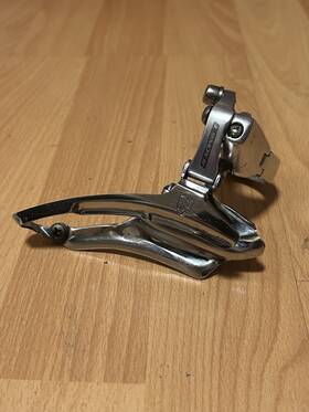Fd00-ra3f32 Campagnolo Racing T Front Derailleur Triple Clamp On 31.8 32 Bottom Pull 8/9/10