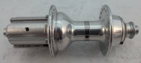 Fh02-re Campagnolo Nice Record Rear Hub 10sp Silver 36h Campy 130 Qr Road Bike Italy