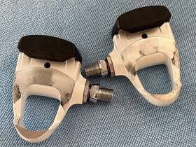 Pd-12re Campagnolo Record Qr Clipless Road Pedals Look Patent Delta White