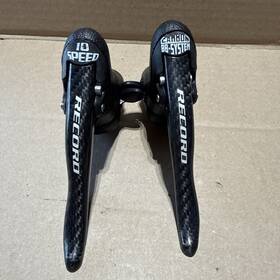 Cts50 Campagnolo Sat58 Record Carbon Fiber 10 Speed Ergopower Levers Shifters
