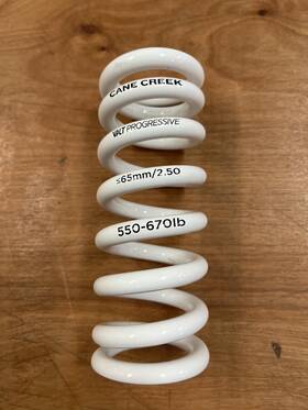 Aad2428 Cane Creek Progressive Rate Valt Lightweight Rear Shock Spring - 65mm X