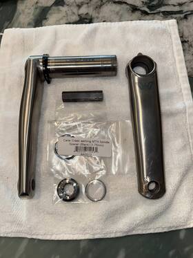 Ba10316 Cane Creek Eewings Titanium Mtb Crankset 165mm Boost -
