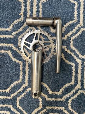 Bai0022 Cane Creek Eewings Mountain Titanium Crankset - 175mm