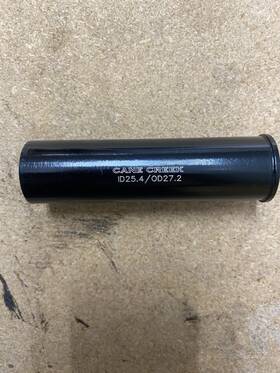 Od27.2 Cane Creek Id25.4/od27.2 Aluminum Seatpost Shim Black Universal Bike