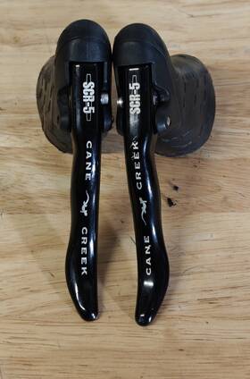 Scr-5 Cane Creek Src-5 Road Bike Brake Levers Drop Bar Aero Lever Set Black Hoods