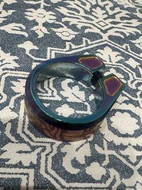 Cj4710 Canfield Bikes Seatpost Clamp Limited Edition Oil Slick 34.9