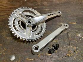 701m Cannondale Coda Cnc Mtb Crankset 175mm With 22-32-44 Rings Read Description