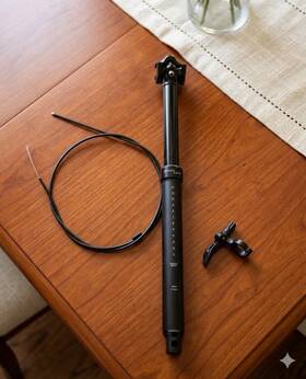 Cp2921u30 Cannondale Downlow Dropper Seat Post Aluminum Alloy Black 31.6mm Mountain Bike