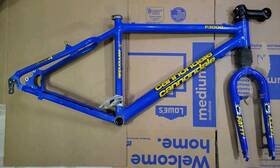 F3000 Cannondale 1999 Large 18 Inch Headshock Fork 26 Team Blue Retro Usa