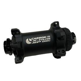 131945 Carbon-ti Carbonti X-hub Sp Straightpull Disc Centerlock Hub Front 24 Hole Black