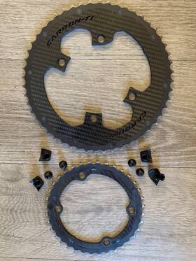 Da9100 Carbon-ti X-carboring Evo Shimano Chainrings - 52/36