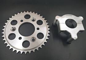 Cdhpower 725764921520 Rear Hub Adapter 1.5 Inch And 40t Sprocket &415 Chain For Motorized Bicycle Engine Kit