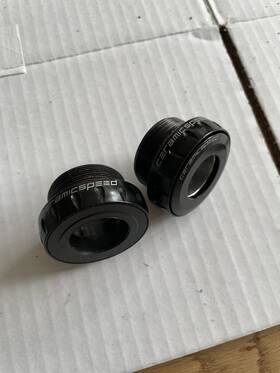 Ceramicspeed 711050004584 Bsa Bottom Bracket Cups For Sram Gxp Road - Black