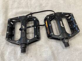 Charge Bikes 038675151154 Platform Bike Pedal Set Black 9/16 Thread Alloy Bmx Mountain