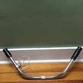 Cbh024-sl Chengda Cycing Co Ltd Aluminum Beach Cruiser Bike Handlebar 26 Inch Wide 25.4mm X 22.2mm Alloy