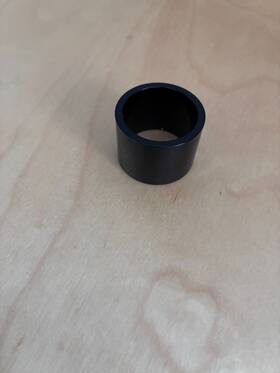 423002-001 Chris King 1 1/8 Inch Headset Spacer - 25mm In Black
