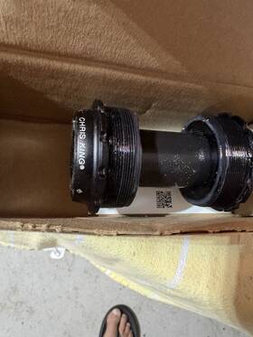 Adb1 Chris King Bottom Bracket - T47 68-73mm 24mm Spindle Matte Black