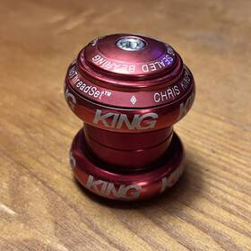 Bhr1 Chris King Nothreadset Headset - 1-1/8 Inch Red Usa Bearings Dry Rider Condition