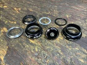 Fb0044 Chris King No Threadset Bold 1-1/8 Inch Threadless Headset Black With Griplock Seal