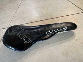 130-002-65 Chromag Mood Dt Mountain Bike Saddle Chromoly Black/grey Used