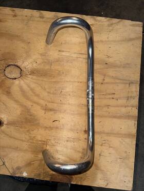 Cugdi40 Cinelli 64 Giro Dftitalia Alloy Bar Silver 26.0 - 40cm Old Logo 1970s Vgc Nice
