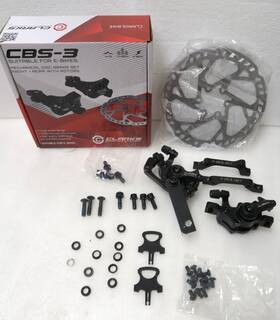 Cbs-03-f Clarks Cbs-03-f&r-160is Cbs-03 Mechanical Disc Brake Set 160mm Is Mount For E-bikes And Bicycles