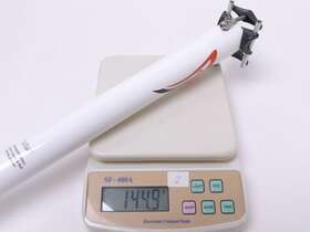 Pd000035 Climax Mr-ride 145g 34.9x350 Sp02b 3k Gloss Carbon Seatpost Road Mtb Bike White