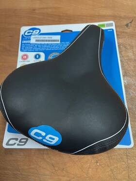 Cloud-9 072774494484 Unisex Bicycle Comfort Seat Relief Channel - Black Vinyl Cover
