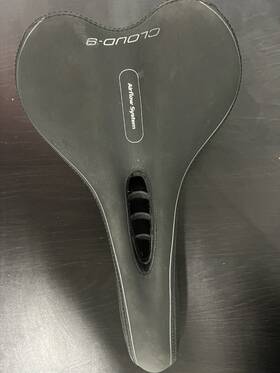 Cloud-9 072774494880 Mens Bicycle Comfort Sport Seat Relief Channel Select Foam Black