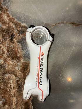 St-02 Colnago 100mm White Handlebar Stem With Shim