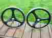 Cr150 Spin Mid School Bmx Rims 20 Wheels 3 Spoke Filp Flop Hub As Is