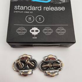 15338 Crankbrothers Cleats Standard Release Degrees Of Float Silver No Spacers
