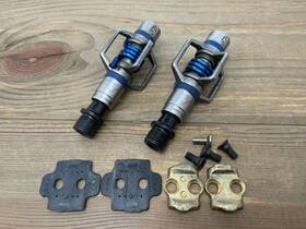 16098 Crankbrothers Bike Pedals Eggbeater 3 Enduro Racing Mtb Electric Blue W Cleats